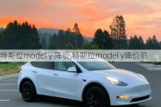 特斯拉model y 降价,特斯拉model y降价前