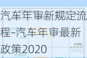 汽车年审新规定流程-汽车年审最新政策2020