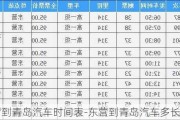 东营到青岛汽车时间表-东营到青岛汽车多长时间