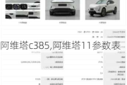 阿维塔c385,阿维塔11参数表