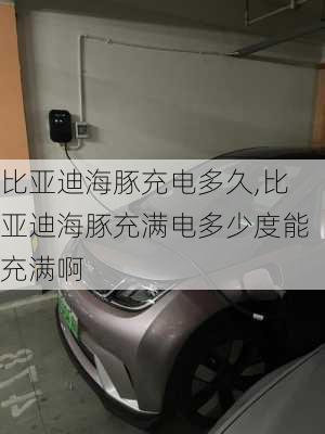 比亚迪海豚充电多久,比亚迪海豚充满电多少度能充满啊