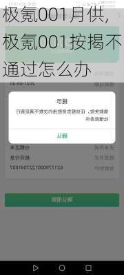 极氪001月供,极氪001按揭不通过怎么办