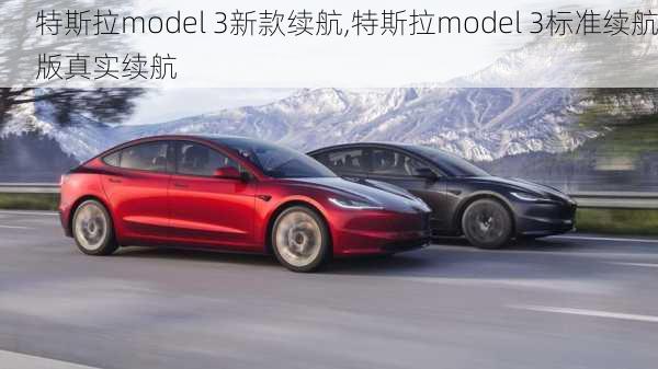 特斯拉model 3新款续航,特斯拉model 3标准续航版真实续航