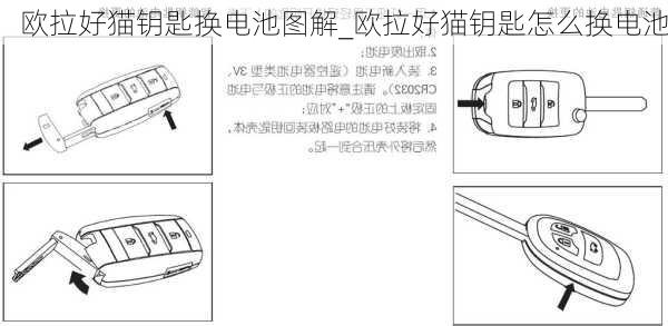 欧拉好猫钥匙换电池图解_欧拉好猫钥匙怎么换电池