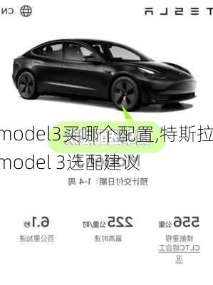 model3买哪个配置,特斯拉model 3选配建议