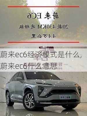 蔚来ec6经济模式是什么,蔚来ec6什么意思