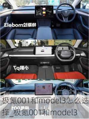 极氪001和model3怎么选择_极氪001和model3