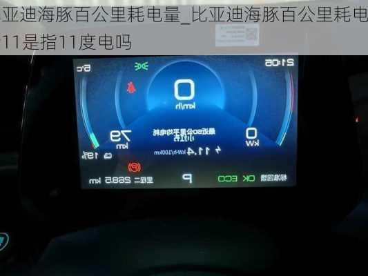 比亚迪海豚百公里耗电量_比亚迪海豚百公里耗电量11是指11度电吗
