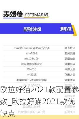 欧拉好猫2021款配置参数_欧拉好猫2021款优缺点