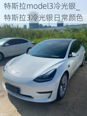 特斯拉model3冷光银_特斯拉3冷光银日常颜色