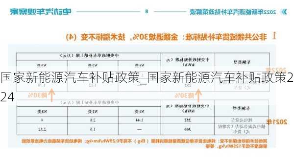 国家新能源汽车补贴政策_国家新能源汽车补贴政策2024