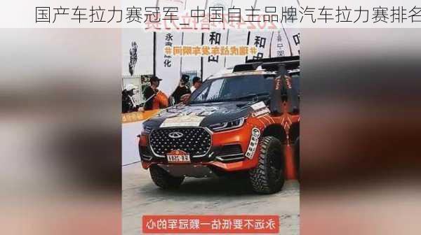 国产车拉力赛冠军_中国自主品牌汽车拉力赛排名