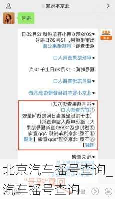 北京汽车摇号查询_汽车摇号查询