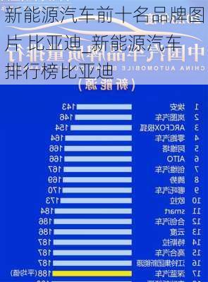 新能源汽车前十名品牌图片 比亚迪_新能源汽车排行榜比亚迪