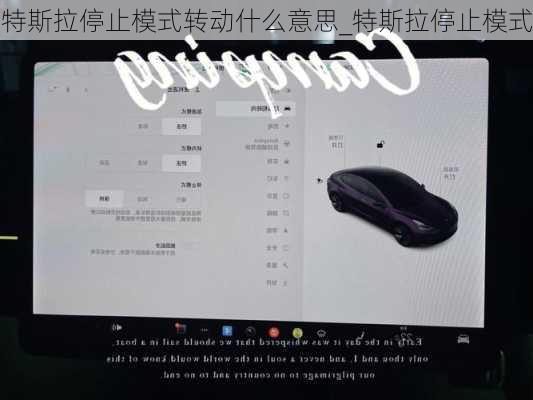 特斯拉停止模式转动什么意思_特斯拉停止模式