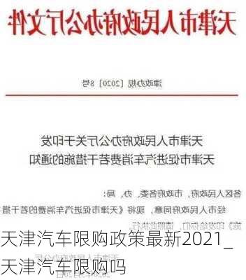 天津汽车限购政策最新2021_天津汽车限购吗