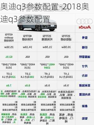 奥迪q3参数配置-2018奥迪q3参数配置