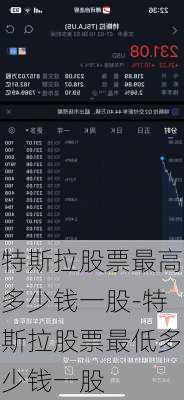 特斯拉股票最高多少钱一股-特斯拉股票最低多少钱一股