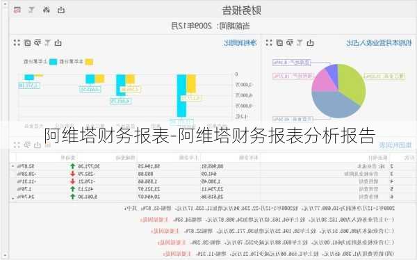 阿维塔财务报表-阿维塔财务报表分析报告