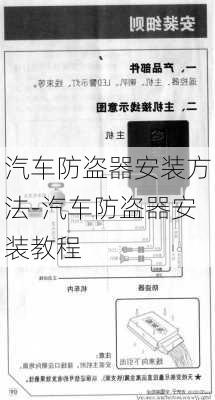 汽车防盗器安装方法-汽车防盗器安装教程