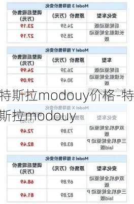 特斯拉modouy价格-特斯拉modouy