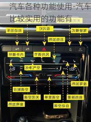 汽车各种功能使用-汽车比较实用的功能有