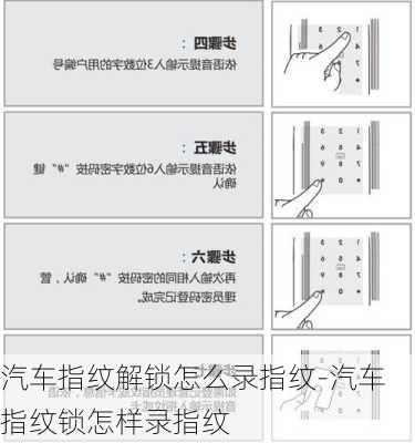 汽车指纹解锁怎么录指纹-汽车指纹锁怎样录指纹