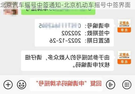 北京汽车摇号中签通知-北京机动车摇号中签界面