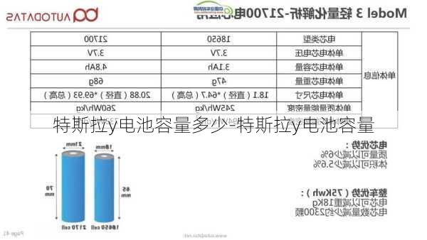 特斯拉y电池容量多少-特斯拉y电池容量