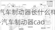 汽车制动器长什么样-汽车制动器cad