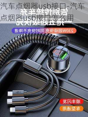 汽车点烟器usb接口-汽车点烟器usb接口怎么用