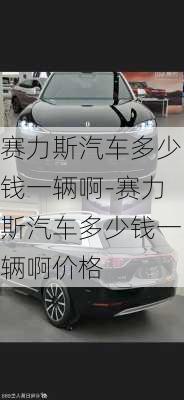 赛力斯汽车多少钱一辆啊-赛力斯汽车多少钱一辆啊价格