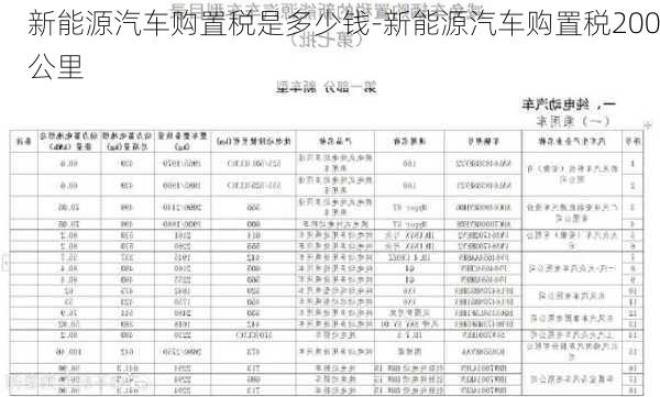 新能源汽车购置税是多少钱-新能源汽车购置税200公里