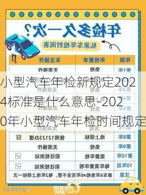 小型汽车年检新规定2024标准是什么意思-2020年小型汽车年检时间规定