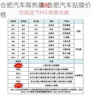 合肥汽车隔热膜-合肥汽车贴膜价格