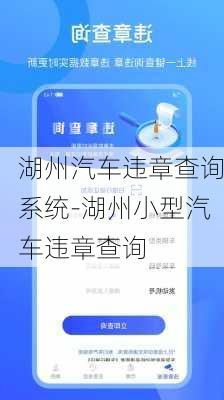 湖州汽车违章查询系统-湖州小型汽车违章查询