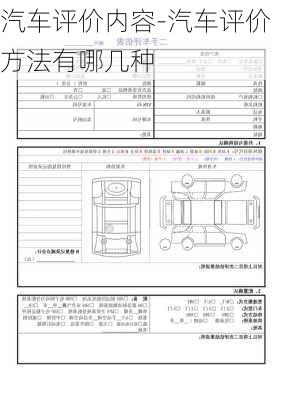 汽车评价内容-汽车评价方法有哪几种