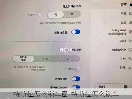 特斯拉怎么锁车窗-特斯拉怎么锁车