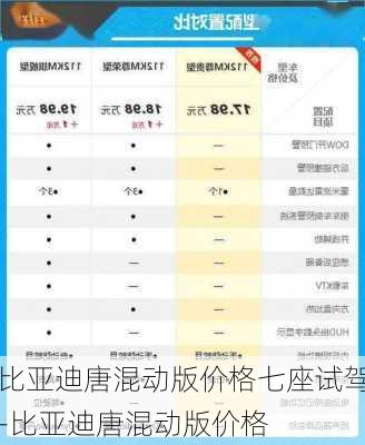 比亚迪唐混动版价格七座试驾-比亚迪唐混动版价格