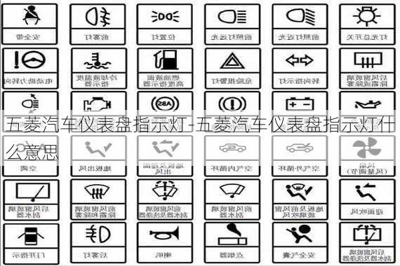 五菱汽车仪表盘指示灯-五菱汽车仪表盘指示灯什么意思