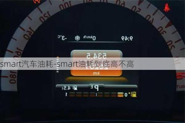 smart汽车油耗-smart油耗到底高不高