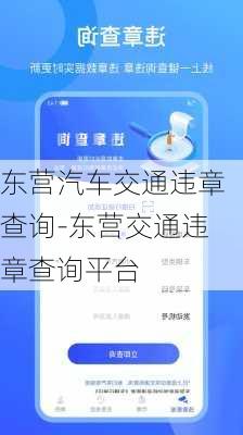 东营汽车交通违章查询-东营交通违章查询平台