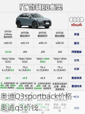 奥迪Q3sportback价格-奥迪q3价钱