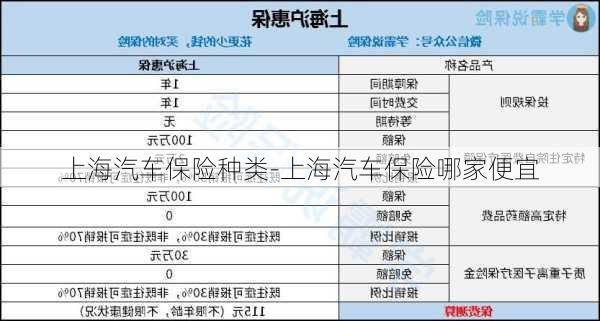 上海汽车保险种类-上海汽车保险哪家便宜