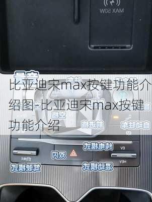 比亚迪宋max按键功能介绍图-比亚迪宋max按键功能介绍